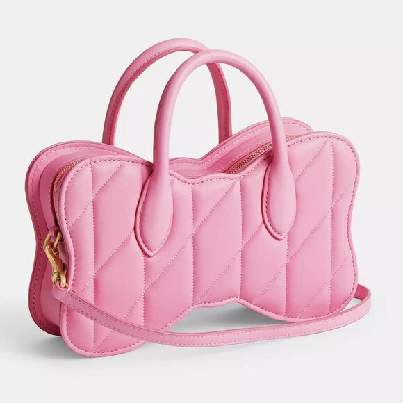 🥰 Coach Bow Bag With Quilting - Picture 3 of 13